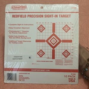 Champion Redfield Precision Sight-In Target (10pk)